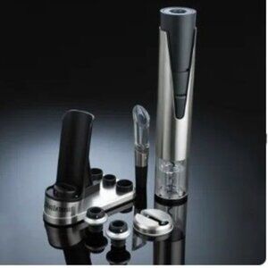 Wine Enthusiast - Electric Blue 1 Wine Opener & Preserver